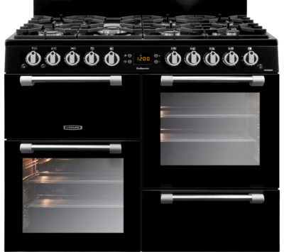 LEISURE Cookmaster CK100G232K 100 cm Gas Range Cooker - Black & Chrome LEISURE Cookmaster CK100G232K 100 cm Gas Range Cooker - Black & Chrome